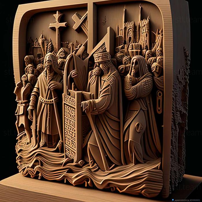 3D model The Kings Crusade game (STL)
